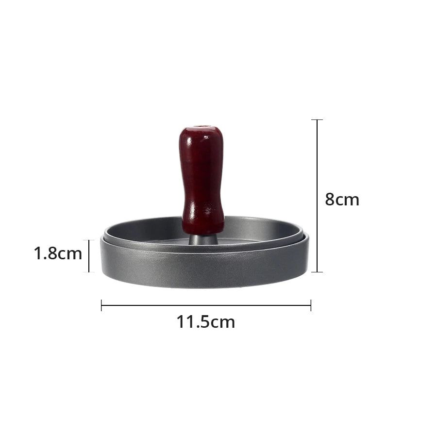 Hamburger Press, Non-Stick Burger Pres, Perfect Hamburger Mold Ideal for Bbq,Essential Kitchen & Grilling Accessories
