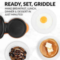 Mymini Personal Electric Griddle, Eggs, Omelets, Pancakes, Breakfast Sandwiches, Quesadillas, Cookies