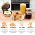 Mymini Personal Electric Griddle, Eggs, Omelets, Pancakes, Breakfast Sandwiches, Quesadillas, Cookies