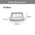 Hamburger Press, Non-Stick Burger Pres, Perfect Hamburger Mold Ideal for Bbq,Essential Kitchen & Grilling Accessories