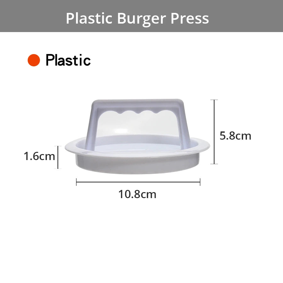 Hamburger Press, Non-Stick Burger Pres, Perfect Hamburger Mold Ideal for Bbq,Essential Kitchen & Grilling Accessories