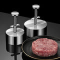 Hamburger Makers Non-Stick Smash Burgers Press Beef Meat Patty Makers 304 Stainless Steel Thickness Adjusted Kitchen BBQ Tools