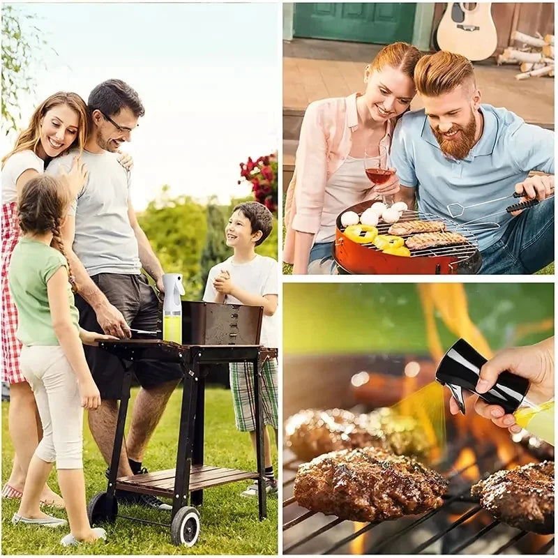 200/300/500Ml Oil Spray Bottle BBQ Cooking Olive Oil Sprayer Kitchen Baking Oil Spray Empty Bottle Vinegar Bottle Oil Dispenser