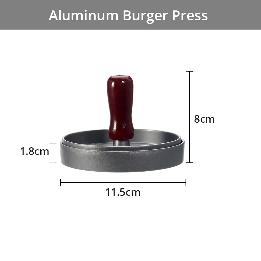 Hamburger Press, Non-Stick Burger Pres, Perfect Hamburger Mold Ideal for Bbq,Essential Kitchen & Grilling Accessories