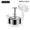 Hamburger Makers Non-Stick Smash Burgers Press Beef Meat Patty Makers 304 Stainless Steel Thickness Adjusted Kitchen BBQ Tools