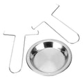 Chicken Roaster Rack Stainless Steel Roasting Grill Stand Kitchen Outdoor BBQ Tools Grilled Chicken Plate Grilling Tools