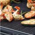 Reusable BBQ Mesh Grill Mat Nonstick Mesh Grilling Mats Easy to Clean Works on Gas Charcoal Electric Grill Barbecue Accessories