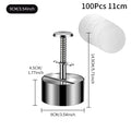 Hamburger Makers Non-Stick Smash Burgers Press Beef Meat Patty Makers 304 Stainless Steel Thickness Adjusted Kitchen BBQ Tools