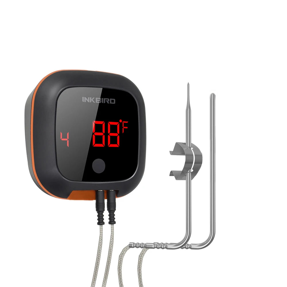IBT 2X 4XS 6X 3 Types Food Cooking Bluetooth Wireless BBQ Thermometer IBT-6XS Probes&Timer for Oven Meat Grill Free App Control