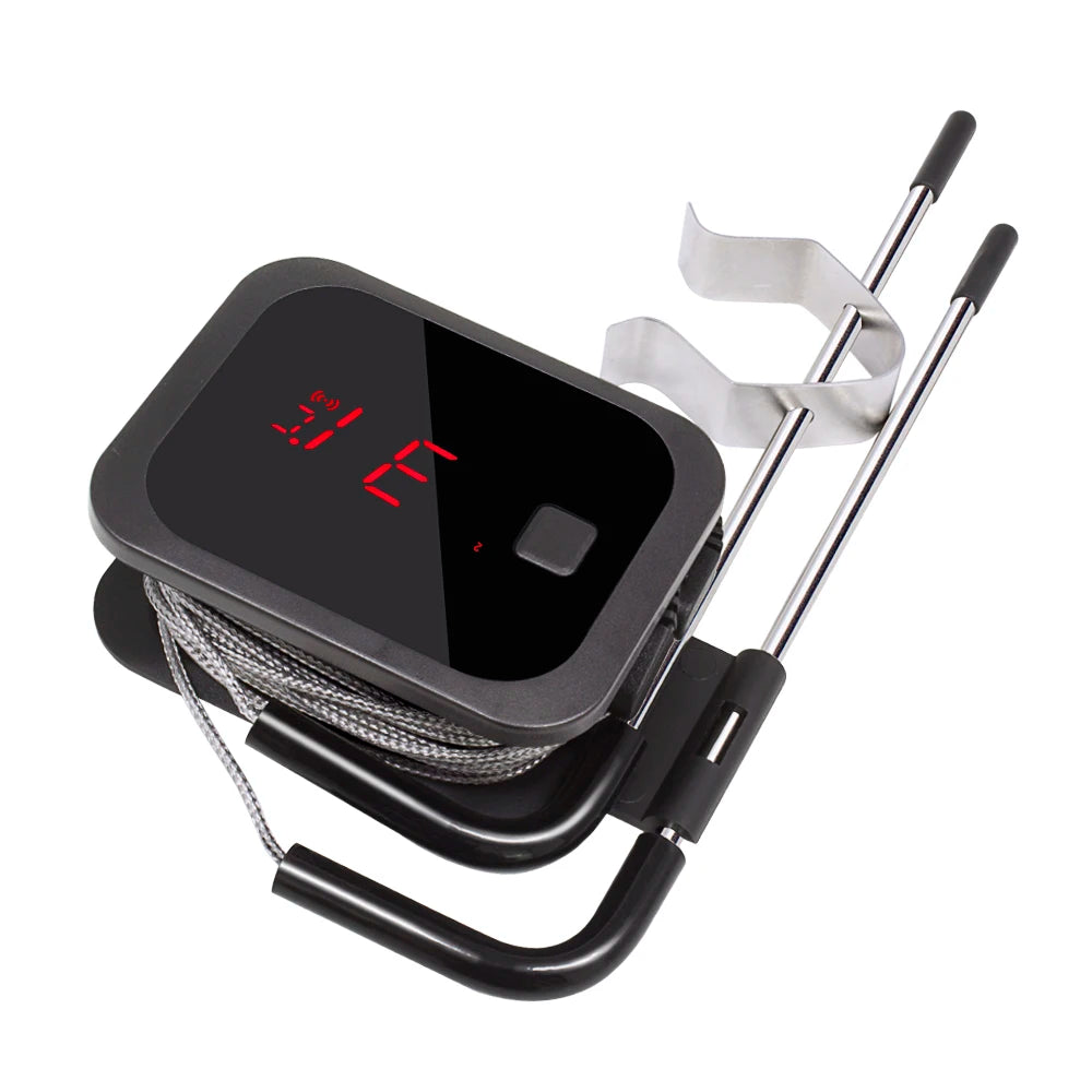 IBT 2X 4XS 6X 3 Types Food Cooking Bluetooth Wireless BBQ Thermometer IBT-6XS Probes&Timer for Oven Meat Grill Free App Control