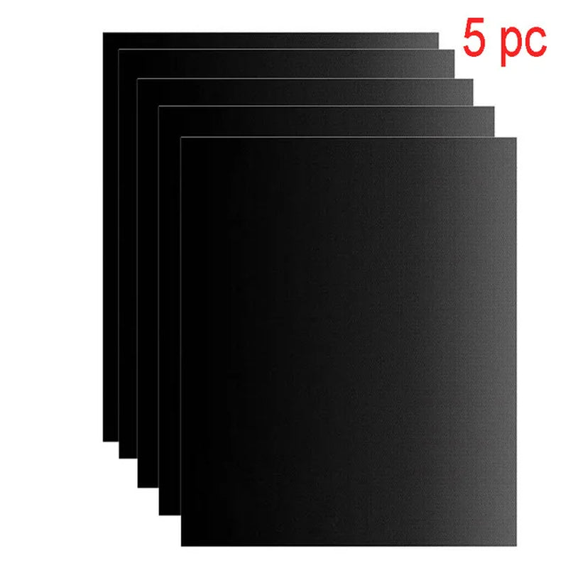 1-10Pcs Non Stick BBQ Grill Mat 40*33Cm Baking Mat BBQ Tools Cooking Grilling Sheet Heat Resistance Easily Cleaned Kitchen